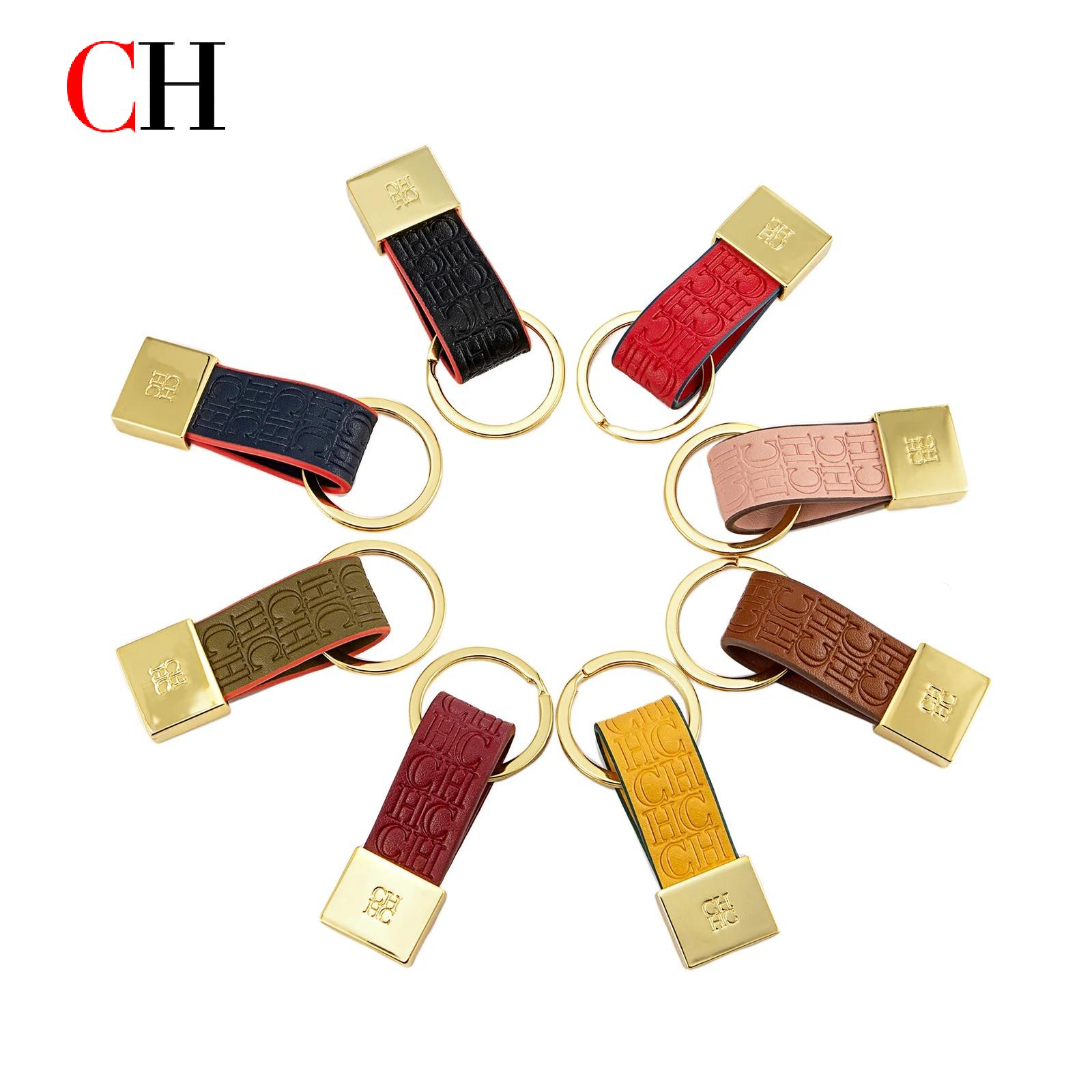 CH Embossed Monogram Leather K - Monogram Keychain Leather recension och pris