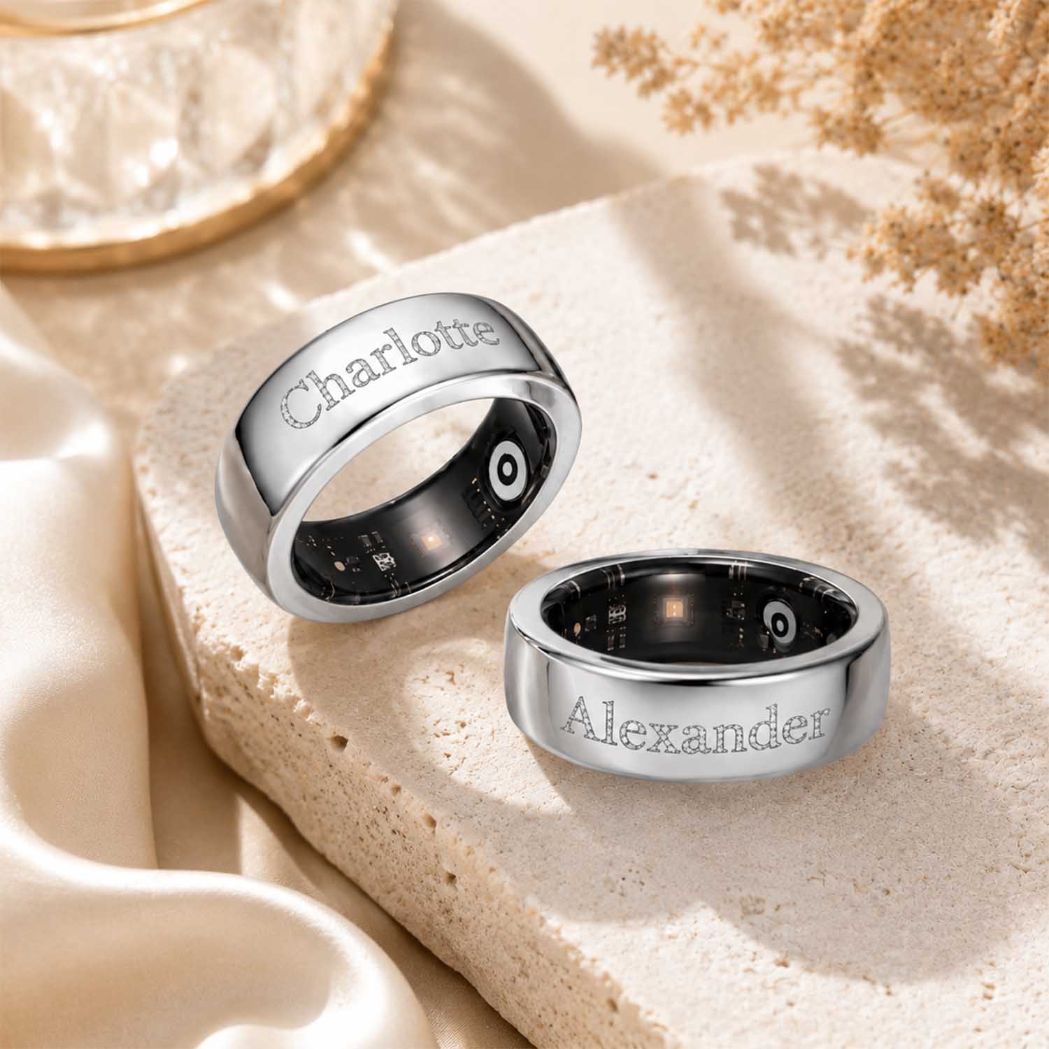 Qitian Custom Diamond Name Sma - Initial Ring Custom recension och pris