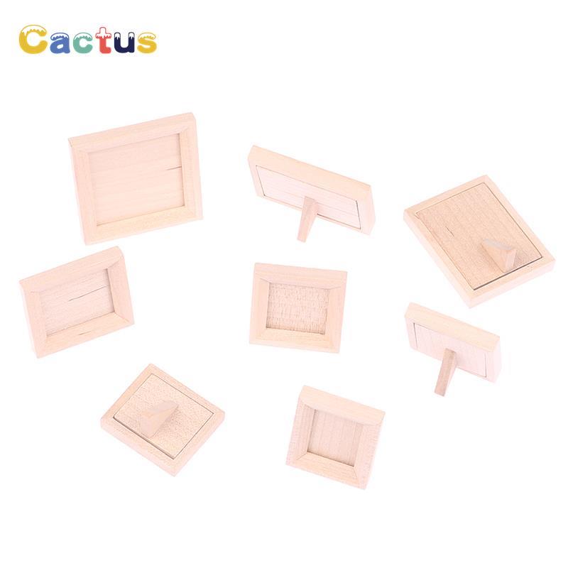 1Pc 1/12 Dollhouse Miniature W - Engraved Wood Frame recension och pris