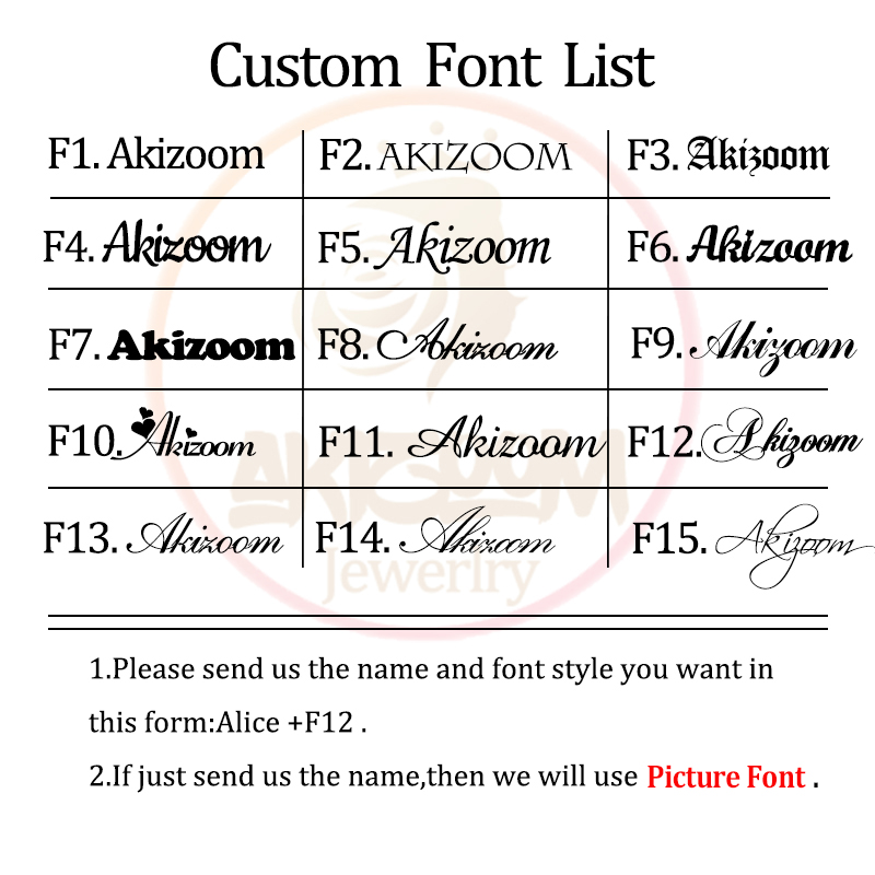 Akizoom Custom Name Big Letter - Initial Ring Custom recension och pris