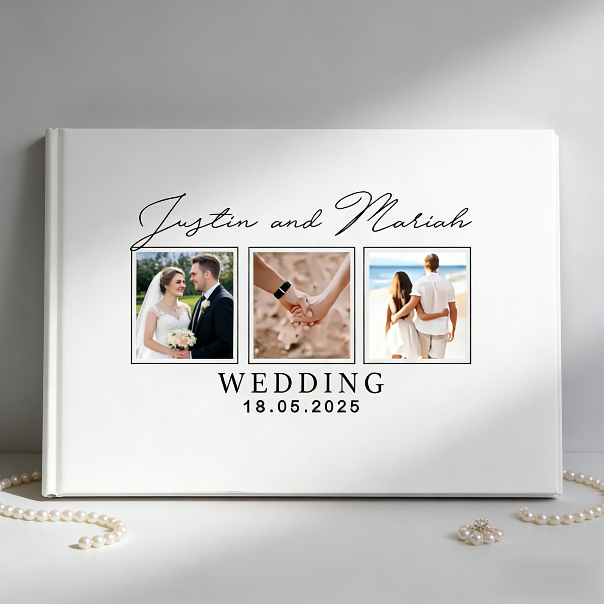 A Custom Wedding Guest Book -  - Custom Photo Book recension och pris